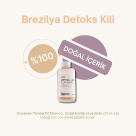 Resim dionesse Lifting +45 Pembe Kil Maskesi 100 gr - Olgun Ciltler İçin Sıkılaştırıcı ve Arındırıcı Detoks Maske 