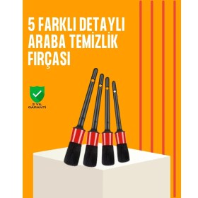 Resim Aydogan's Araba Temizliği Için 5 Parça Fırça Takımı 