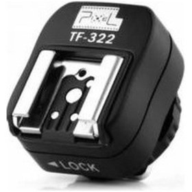 Resim Nikon Flaşlar İçin Hot Shoe Converter Adaptör Pixel TF-322 