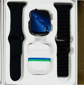 Resim Mmctech Smart Watch8 T88 Ultra Akıllı Saat Kulaklık Arama Özeliği Çift Kordon Tüm Telefonlara Uyumlu 