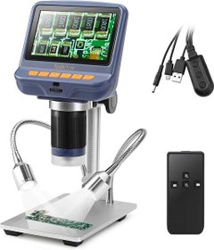 Resim Koolertron 4.3" LCD Dijital Mikroskop 10X-220X Büyütme 