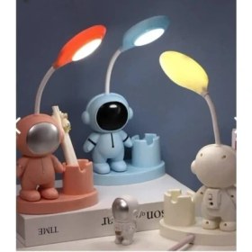 Resim LED Astronot Masa Lambası ve Kalemlik 