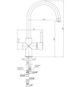 Resim Eca Dual Flow Arıtmalı Eviye Mutfak Bataryası 102118137 
