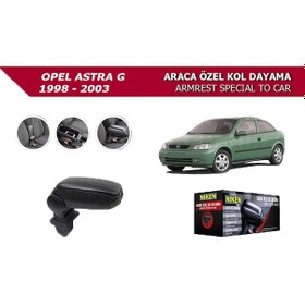 Resim Opel Astra G 1998 2003 Araca Özel Kol Dayama Siyah Niken 