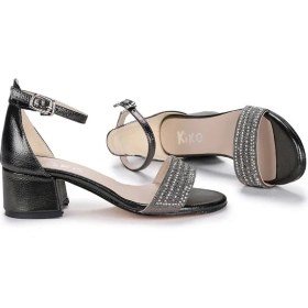 Resim Kiko Kids Kiko 761 Vakko Günlük Kız Çocuk 3 cm Topuk Sandalet Ayakkabı 