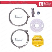 Resim Opel Astra H A04 2004-2014 4/5 Kapı İçin Arka Sağ Cam Kriko Seti 
