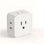 Resim Abd Dalgalanma Koruyucusu, 5 Yuva Prizli Güç Kablosu Çoklu 