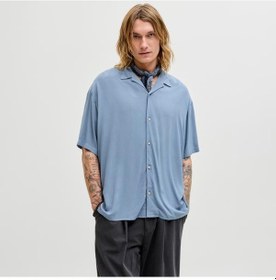 Resim Jack&jones Jeff Resort Solid Erkek Mavi Gömlek Mavi 