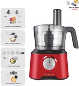Resim Karaca 4 Bıçaklı Mastermaid Power Max in 10 in 1 Mutfak Robotu 2000W Güçlü Motor 