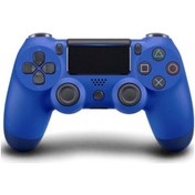 Resim Geeroyoo Ps4 Kablolu Titreşimli Oyun Kontrol Cihazı Sapı Ps4 İçin Çift Çift Şok Mavi 