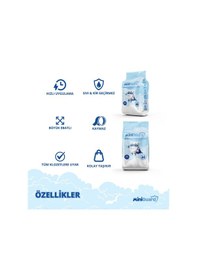 Resim MiniGuard Yeni Nesil Klozet Örtüsü - Tek Kullanımlık, Özel Sistemli, Su Geçirmez, Kaymaz - 10 Adet - Klozet Kapak Örtüsü 
