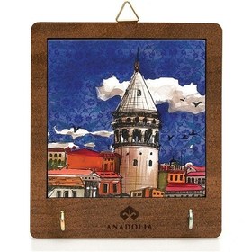 Resim Anadoliamağazacılık Galata Kulesi Seramik Dekoratif Askılık Diğer 