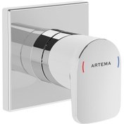 Resim Artema Root Square A42729 Sıva Üstü Grubu Ankastre Stop Valf Krom 