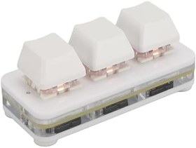 Resim 3 Tuşlu Mini Tuş Takımı USB Mekanik Oyun Klavyesi RGB Özelleştirilmiş Programlanabilir Tuş Takımı, Bellek İşlevli, Kısayollar, RGB Arka C Kablolu Bağlantı 