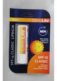 Resim Cliniclife Dudak Bakım Kremi SPF-15 Classic 
