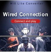 Resim Flybuy Android Telefonlar İçin Klavye-fare Dönüştürücü Mix Lite Pubg Mobile G Siyah, Oyun Oynarken Şarj Edilebilir 