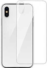 Resim Aksesuarcim iPhone XS Arka ile Uyumlu Ekran Koruyucu Temperli Cam Koruma Şeffaf 