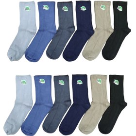 Resim Leement socks Çocuk 12 Çift Bambu Soket Çorap Okul Çorabı Dikişsiz Burun Kaliteli Orta Kalın 