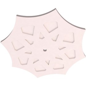 Resim MOTİFPİYER Lamba Tavan Göbeği-Sekizgen-egri-02-56cm-2 Adet 