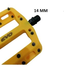 Resim Evo Plastik Sarı Platformlu Rulmanlı Bisiklet Pedalı 