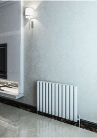 Resim Warma Ula Yatay Alüminyum Radyatör 835x600 Pütürlü Beyaz Ral 9016 