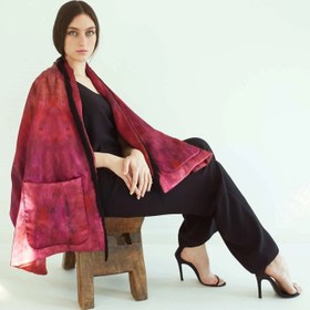 Resim Ipek Akarca %100 Silk Dream Pancho - Tek beden 