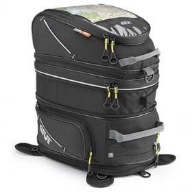 Resim Genel Markalar EA103B DEPO ÜSTÜ ÇANTA SİYAH 25LT + 15LT GENİŞLEYEBİLİR MAGNET VE KEMER BAĞLANTILI 