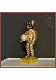 Resim Uzay Fransız Bulldog Tam Takım Elbise, Dekoratif Astronot, El Ya 