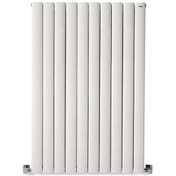 Resim 1200 x 795mm Lilac Yüksek Isı Kapasiteli Dekoratif Dikey Beyaz Alüminyum Radyatör 