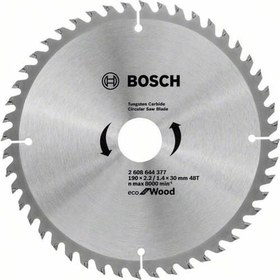 Resim Bosch Optiline Eco 190x30 mm 48 Diş Daire Testere Bıçağı - 2608644377 