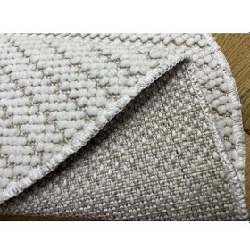 Resim 3 Lü Banyo Paspası Oval Bukle Halı Beyaz 60x100 60x60 40x60 Beyaz 