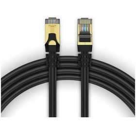 Resim Qgeem QG-OT0615 15 Mt CAT6 CU AWG24/7 UTP Siyah Patch Cord Kablo 