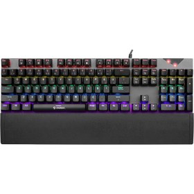 Resim Everest KB-MK7 Blue Switch USB Bilek Destekli Mekanik Q Oyuncu Klavye 