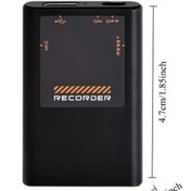 Resim Cordial 64 Gb Taşınabilir Dijital Ses Kaydedici Aı Gürültü Azaltma Sesle Aktif Tek Tuş Oynatma Type-c Mp3 Çalar 