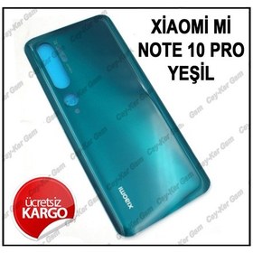 Resim Xiaomi Mi Note 10 Pro Arka Cam Pil Kapağı Batarya Kapağı+B7000 