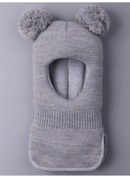 Resim Sweet Moment Çocuk Kışlık Örgü Şapka Kask 132648504 Gri 