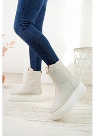 Resim Beverly Hills Polo Club 40001 Krem Kadın Sneakers Bot-krem Krem 