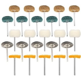 Resim Geeksen 25 Parçalı Elektrikli Taşlama Aksesuar Seti - Cilalama, Kesme Ve Temizleme İçin Komple Ekipman 