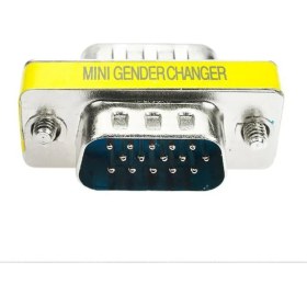 Resim Elektromer 15 Pin Erkek-Erkek Changer Çevirici Konnektör 