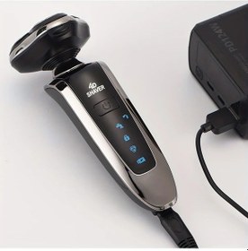 Resim Topshop1 Mıguan Siyah Erkek Elektrikli Tiras Makinesi Usb Sarj Edilebilir Kablosuz 3 Paslanmaz Celik Bicak Su Gecirmez 600mah 