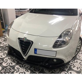 Resim HasAkman Alfa Romeo Guiletta Basic Ön Tampon Lip Piona Black 2010 ve üzeri 
