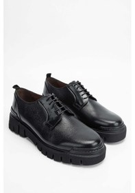 Resim Tamer Tanca Erkek Hakiki Deri Siyah Casual Ayakkabı 477 67614 Erk Ayk Sk23/24 Sıyah Gyk Siyah 