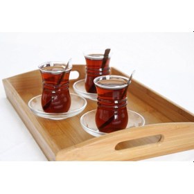 Resim Bambum Escudella Dikdörtgen Kaydırmaz Tepsi Küçük B5751 Ahşap 