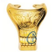 Resim Skygo Pati Ahşap, Sunta Sandık Ayağı, Kutu Ayak 2,5 cm - Sarı 