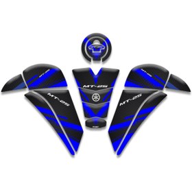 Resim PROMOT MOTOR AKSESUARLARI YAMAHA MT25 UYUMLU MOTORSİKLET TANK PAD SET (2020/2024) UYUMLU 04 