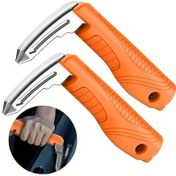 Resim Fochsia Yaşlılar Ve Engelliler İçin 3ü1 Arada Portatif Otomobil Kapı Tutamağı, 2li Turuncu 