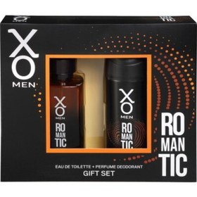 Resim Xo Orıjınal Romantıc Erkek Parfüm Seti 100 Ml Edt + 125 Ml Deodorant Ikili Set 