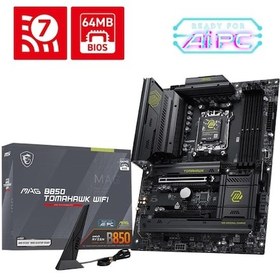 Resim Msı Mag B850 Tomahawk Wıfı Am5 Ddr5 8200 Oc Mhz Atx Gaming Aaaa10msı0045 