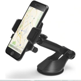Resim Spigen Dashboard Araç içi Telefon Tutucu (Tüm Cihazlarla Uyumlu Araç Tutacağı) Kuel AP12T Black 000CG20917 