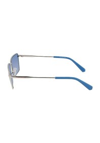 Resim Calvin Klein Jeans Ckj 22217s 721 58 Unisex Dikdörtgen Altın Metal Güneş Gözlüğü 